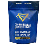 Blue Raspberry - Indica (7500MG) Gummies