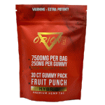 Fruit Punch - Hybrid (7500MG) Gummies