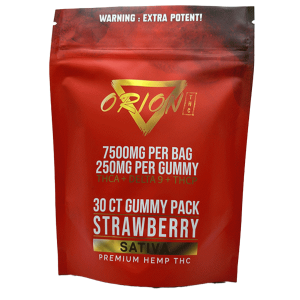 Strawberry - Sativa (7500MG) Gummies